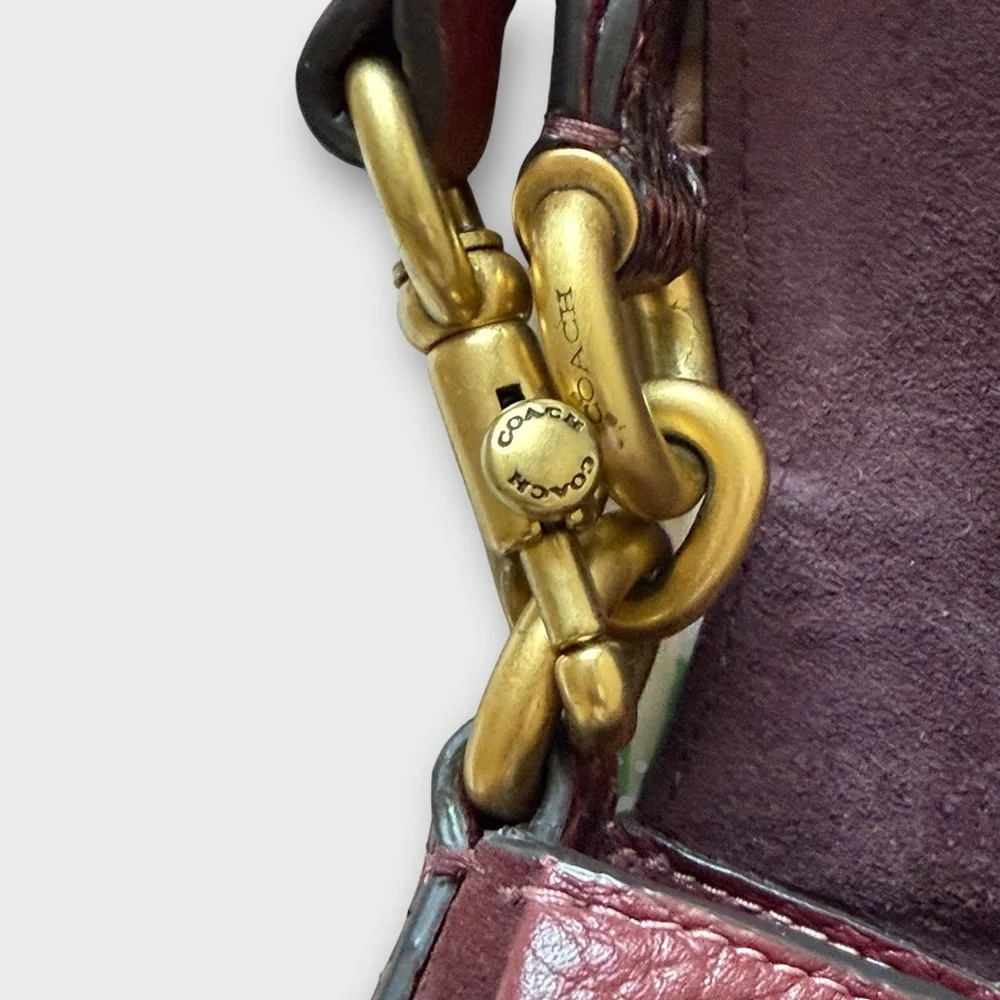 Coach May Shoulder Bag With Snakeskin Detail - Picture 3 of 15